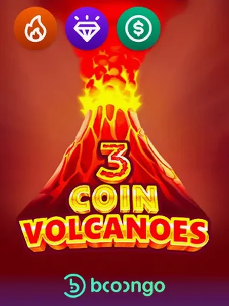 3 Coin Volcanoes slot by 3Oaks — Reelsio